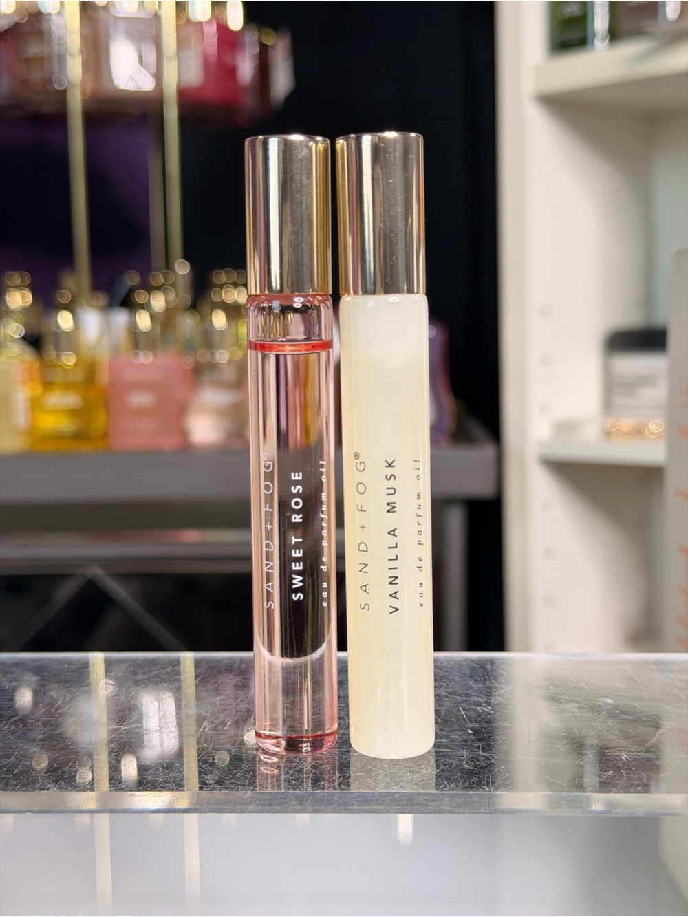 Scented Roller Duo — Sweet Rose & Vanilla Musk